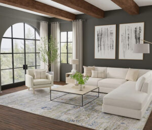 Melrose Green Ivory 1